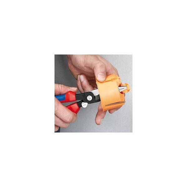 KNIPEX - Pince multifonctions 6 outils en 1 - 200mm - Bi-matière - Chromée 1000V - Loquet KNIPEX - 1396200 - large