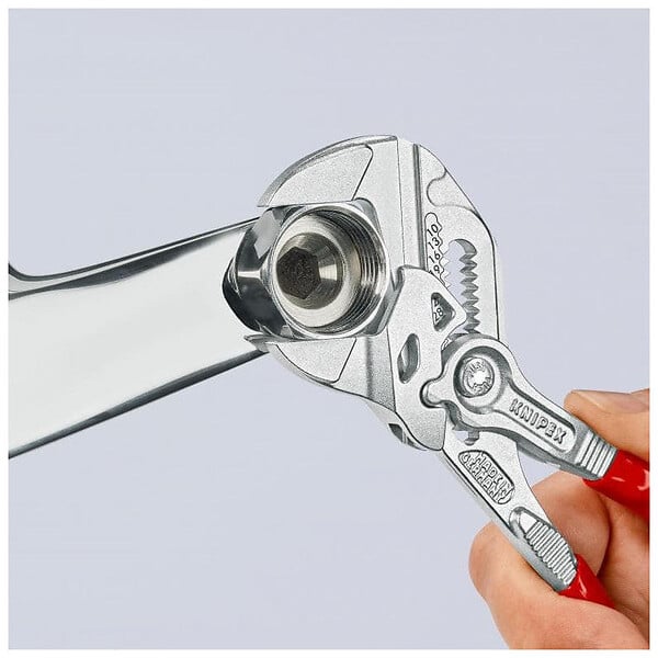 TOPCAR - Pince-clé 180mm KNIPEX 86 03 180 capacité 40mm - large