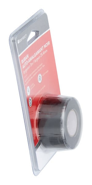ZENITECH - Ruban Adhésif Auto-amalgamant, Zenitech, L.3 M X L.25 Mm Noir - large