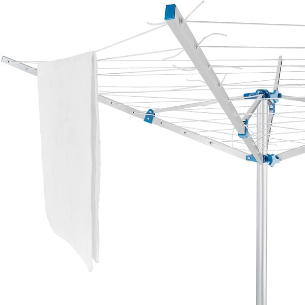 TECTAKE - Séchoir à linge mobile en aluminium gris - large