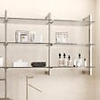 EMUCA - Kit de cadre modulaireKit de Zero avec matériel de fixation murale, Aluminium et Zamak, Peint gris pierre - vignette