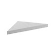 MARMOX - Banc d'angle pour douche en résine imitation ardoise 53 x 53 x 8 cm U-Tile - vignette