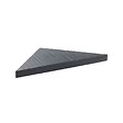 MARMOX - Banc d'angle pour douche en résine imitation ardoise 53 x 53 x 8 cm U-Tile - vignette