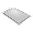 MARMOX - Receveur résine U-Tile imitation marbre blanc - grille caniveau excentrée - vignette