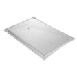 MARMOX - Receveur résine U-Tile imitation marbre blanc - grille carrée centrée - vignette
