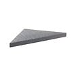 U-TILE - Etagère d'angle en résine 26 x 26 cm x 2,5 cm U-Tile imitation ardoise - vignette