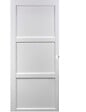 GD MENUISERIES - Porte Coulissante Korya Blanc 3 panneaux H204 x L93 cm, Coquilles blanc - vignette