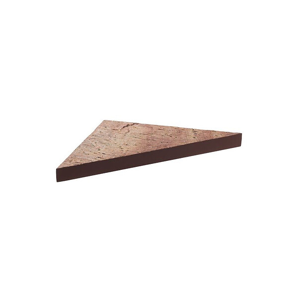 U-TILE - Etagère d'angle en pierre naturelle 26 x 26 cm x 2,5 cm U-Tile - large