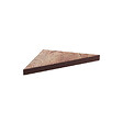 U-TILE - Etagère d'angle en pierre naturelle 26 x 26 cm x 2,5 cm U-Tile - vignette