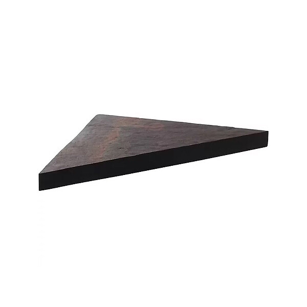 U-TILE - Etagère d'angle en pierre naturelle 26 x 26 cm x 2,5 cm U-Tile - large