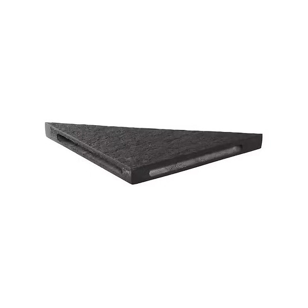 U-TILE - Etagère d'angle en pierre naturelle 26 x 26 cm x 2,5 cm U-Tile - large