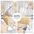 VOUNOT - Lot de 3 Boudins de Porte Isolants coupe froid Découpables 96cm Blanc - vignette