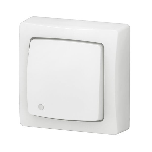 LEGRAND - Poussoir lumineux - Blanc - 250V 6A contacts NO-NF - large