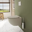 VITRA - Cuvette WC suspendu sans bride VitrA Sento lin + abattant frein de chute déclipsable - vignette