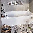 JACOB DELAFON - Pack baignoire bain douche 160 x 85 Malice version gauche + tablier en niche + pare bain + étagère pour pare bain - vignette