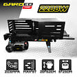 GARDEO PRO - Fendeur de bûches horizontal 2200 W - 5 tonnes. - vignette