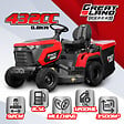 GREATLAND - Tracteur tondeuse 432cc - largeur de coupe 92cm - Fonction mulching - vignette