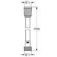 GROHE - Flexible de douche 1750 mm GROHE Quickfix - VitalioFlex Trend - vignette