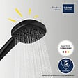 GROHE - Douchette 2 jets Vitalio Comfort 110 noir mat + Flexible 1750 mm - vignette
