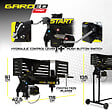 GARDEO PRO - Fendeur de bûches horizontal 2200 W - 6 tonnes sur pieds. - vignette