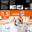 FISCHER DAREX - Croisillons niveleurs 1,5 mm - 1000 pièces - Jusqu'à 20 mm - vignette