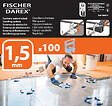 FISCHER DAREX - 100 croisillons niveleurs 1,5 mm - vignette