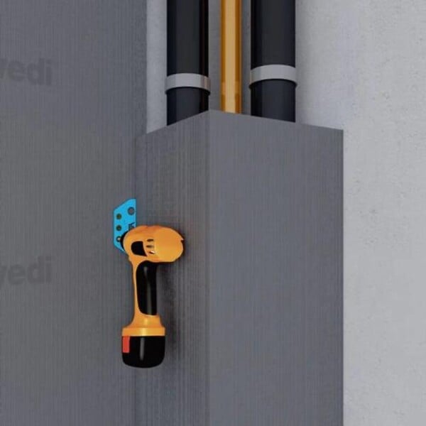 WEDI - Coffre d'habillage Mensolo L 260 x 20 x 20 + colle 320 - large