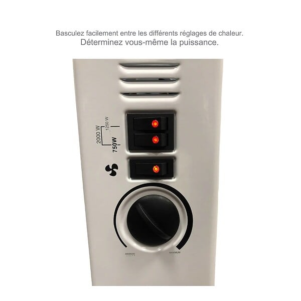 KEMPER - Radiateur Convecteur 2000w - 048551 - large