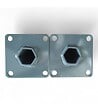 DAEWOO - Paire de moyeux hexagonaux 23 mm pour motoculteurs toutes marques Daewoo DAACC-116 - vignette