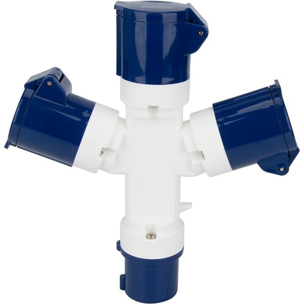 PROTEC - Adaptateur femelle 3xCEE17 / mâle CEE17 - Protec - large