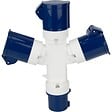 PROTEC - Adaptateur femelle 3xCEE17 / mâle CEE17 - Protec - vignette