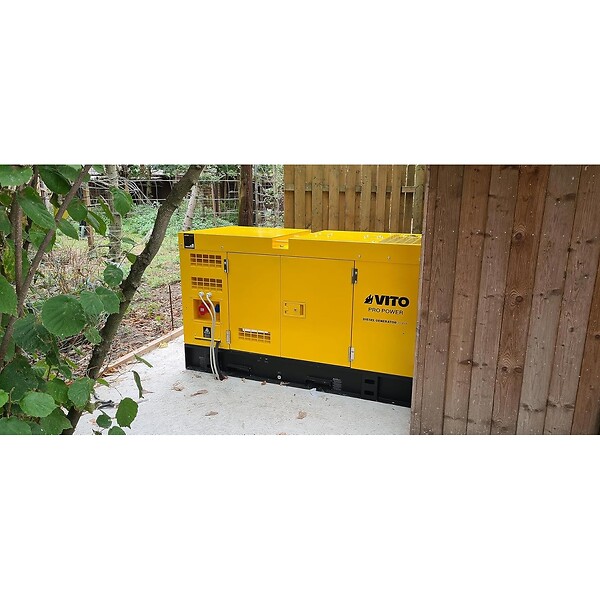 VITO - Groupe électrogène 40kVA Diesel Triphasé et Monophasé AVR ATS Démarrage Automatique Autonomie 10h Silencieux VITO - large