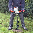 GT GARDEN - Tarière thermique 52 cm3, 3 CV + mèche 60 mm - vignette