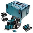 MAKITA - Rabot Brushless 82mm 2x5Ah 18V LXT ® MAKITA DKP181RTJU en Coffret + puce AWS - vignette