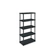 ITOOLS - Etagère résine noire 5 tablettes L61xP31xH172 cm Charge 30kg par tablette ITOOLS - vignette