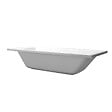 BALNEO - Baignoire brise rectangulaire BRISE - Blanc - L.180xl.80cm - vignette