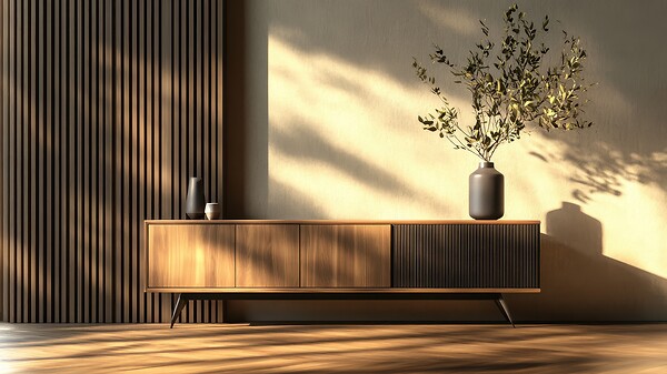 AJ TIMBER - Tablette peuplier massif thermo-chauffée 200x40cm - large