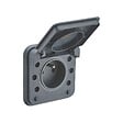 DEBFLEX - Prise encastrée étanche CYKLONE Anthracite IP55 - vignette