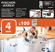 FISCHER DAREX - Croisillons niveleurs 4 mm - lot de 100 - vignette