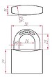 HERACLES - Cadenas laiton UNO 50mm - HERACLES - I-CAD50 - vignette