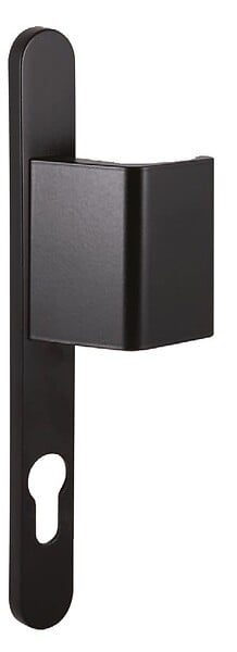 SOFI - Ensemble sur plaques + béquille carré 8mm entraxe 85mm noir RAL 9005 - SOFI - 5112218502 - large