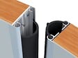 ELLEN - Protection anti-pince doigts pour porte battante N2 250cm épaisseur 40 à  48mm largeur joint 60mm - ELLEN - 7003404 - vignette