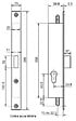 METALUX - Serrure 3 points coffre 37x40 axe tringles 15mm - METALUX - F137403000 - vignette