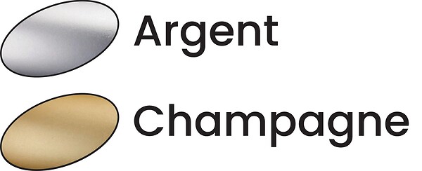 HERACLES - Poignée palière aluminium type Bastille 70x250mm argent trou de 36 - HERACLES - I-231103TR36 - large