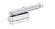 ECO - Ferme porte TS 41 avec bras glissière B finition noir - ECO SCHULTE - 5030011757 - vignette