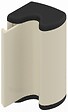 LA CROISEE DS - FERMETURE SORGHO 130MM LAQ BRUN RAL1247 - vignette