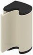 LA CROISEE DS - FERMETURE SORGHO 130MM LAQ BLC RAL9010 - vignette