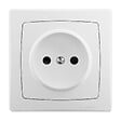 LEGRAND - Prise sans terre - Apparents - Saillie - Blanc - Bornes auto - vignette