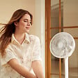 DUUX - Ventilateur sur pied Whisper 2 Lite Blanc 13dB - vignette