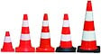 TALIAPLAST - Cône plastique fluo 50cm 600g - vignette